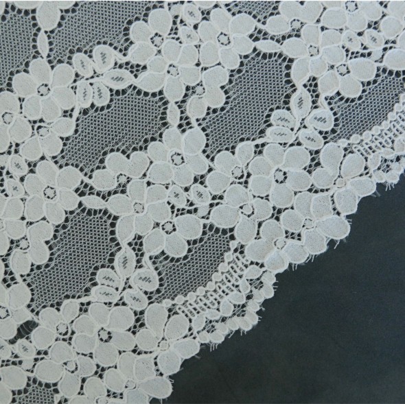 Кружево цветочное с хлопком