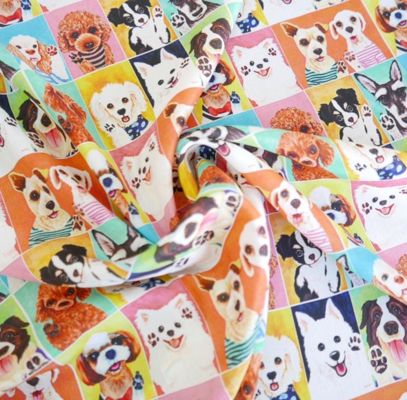 Шёлк 100% с принтом