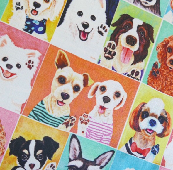 Шёлк 100% с принтом