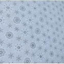 Хлопок с деликатным цветочным принтом