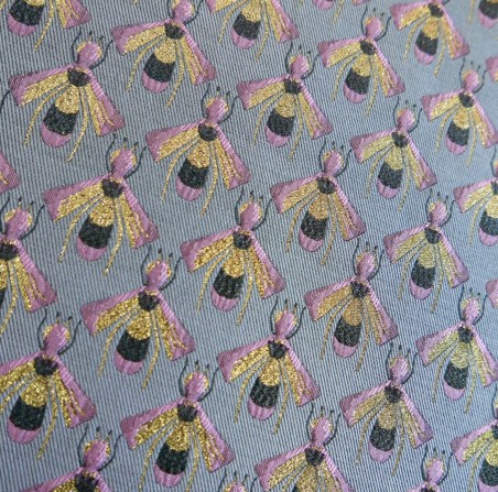 Ткань жаккардовая с пчёлами
