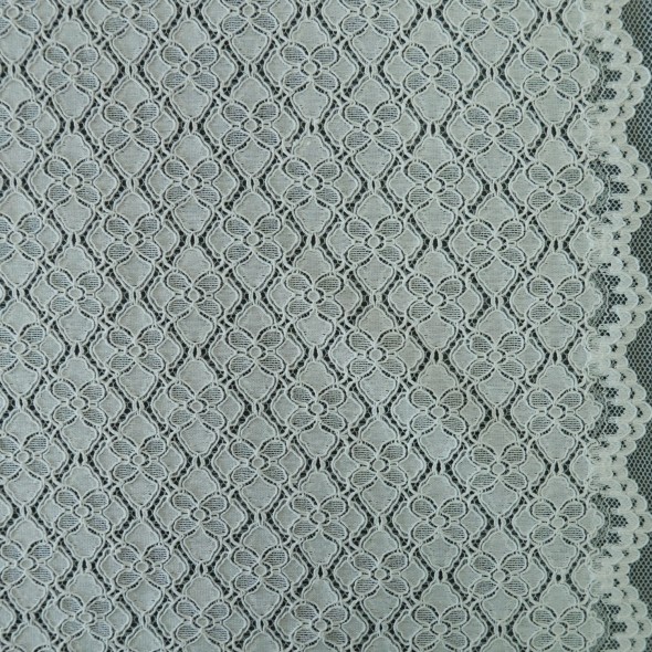 Кружево хлопковое с фестонным краем