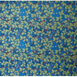 Жаккард с ягодным рисунком