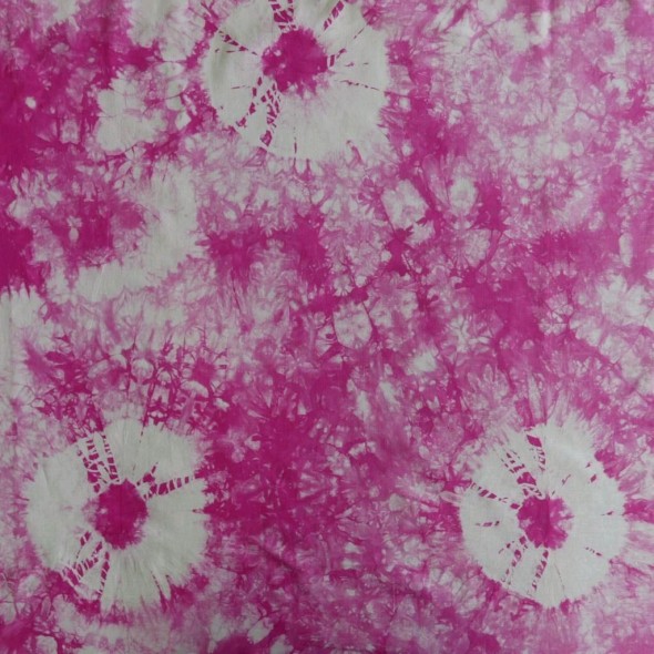 Ткань плательная с принтом тай-дай