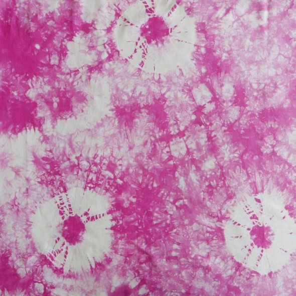 Ткань плательная с принтом тай-дай