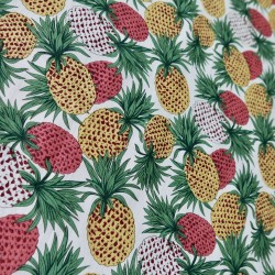Хлопок 100% с принтом ананасы
