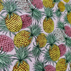 Хлопок 100% с принтом ананасы