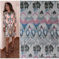 Жаккард многоцветный