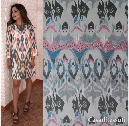 Жаккард многоцветный