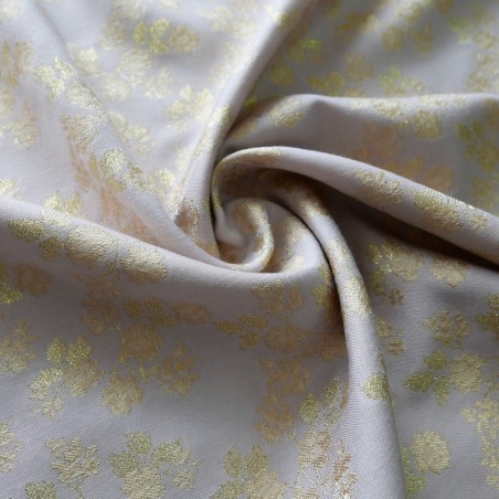 Жаккард хлопковый с люрексом