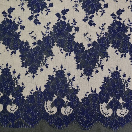 Кружево двухцветное купонное с фестонным краем