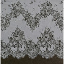 Кружево хлопковое с фестонным краем