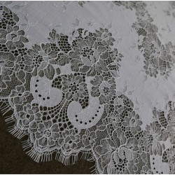 Кружево хлопковое с фестонным краем