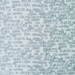 Ткань хлопок 100% с принтом надписи