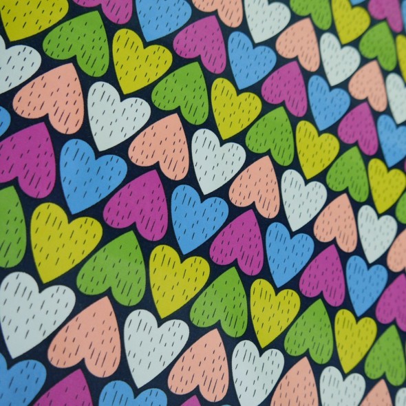 Ткань хлопок сатин с ярким принтом