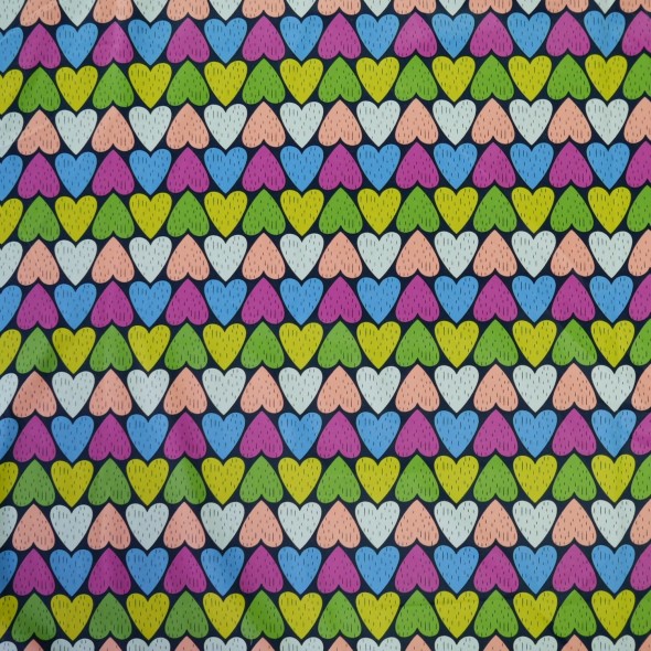 Ткань хлопок сатин с ярким принтом