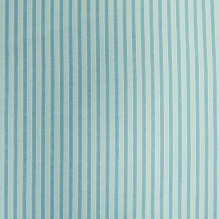 Ткань батист голубой в полоску