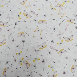 Шёлк с принтом бабочки