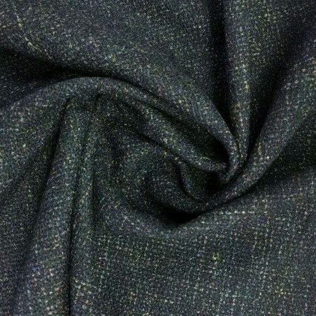 Синий меланжевый твид