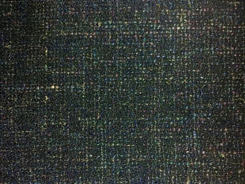 Синий меланжевый твид