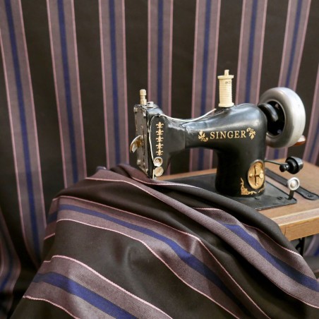 Костюмная ткань в полоску