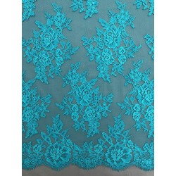 Кружево купонное бирюзовое