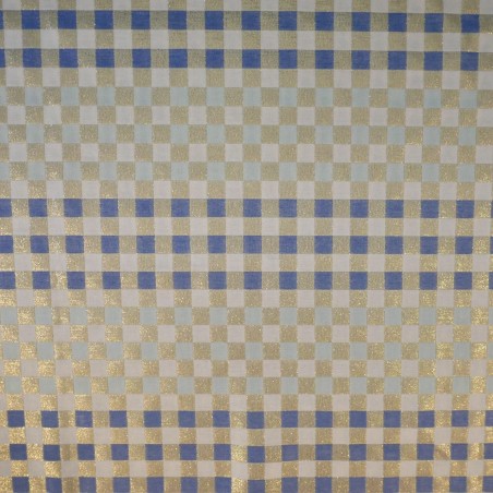 Жаккард кубики с люрексом