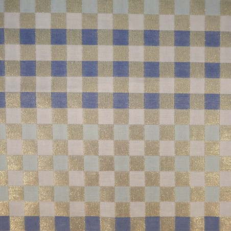 Жаккард кубики с люрексом