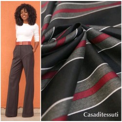 Костюмная ткань в полоску