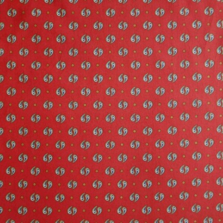 Ткань хлопок рубашечный с принтом пейсли