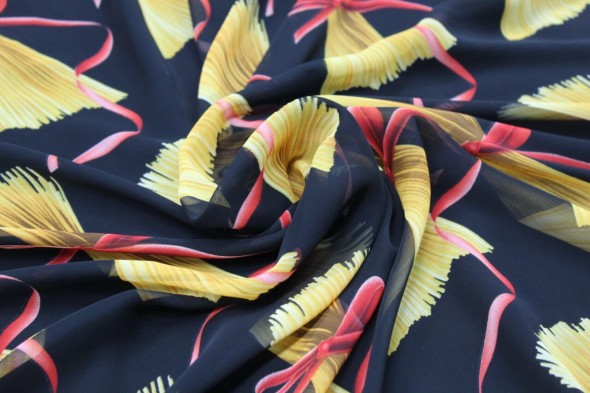 Тонкий прозрачный шифон Spahetti