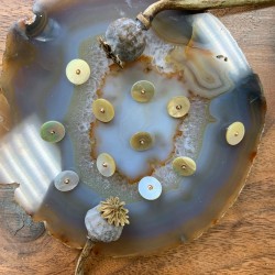 Пуговицы перламутровые рубашечные на ножке