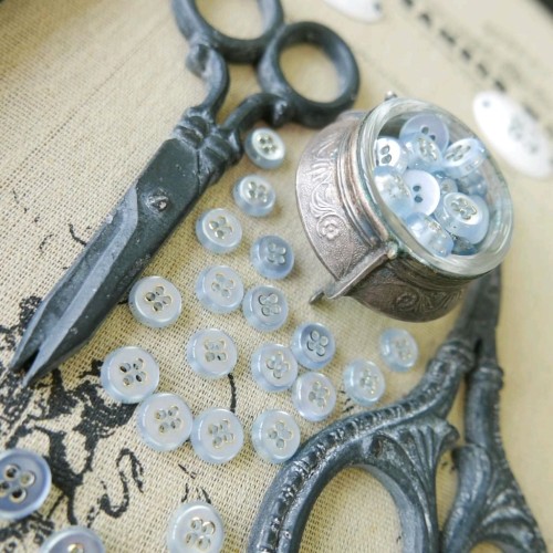 Пуговицы рубашечные голубые золотистой надписью Elegant по кромке 2