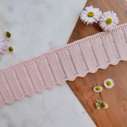 Подвязы хлопковые ажурные для отделки