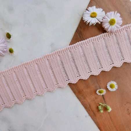 Подвязы хлопковые ажурные для отделки