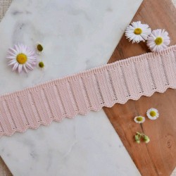 Подвязы хлопковые ажурные для отделки