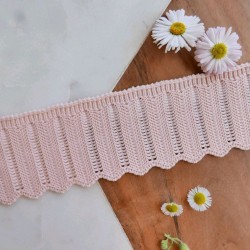 Подвязы хлопковые ажурные для отделки