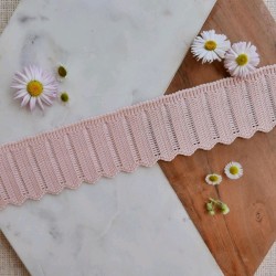 Подвязы хлопковые ажурные для отделки