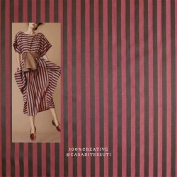 Ткань хлопковая с шелком,в полоску