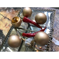 Пуговицы золотистые матовые