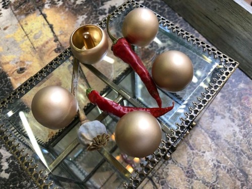 Пуговицы золотые матовые