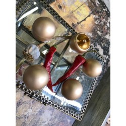 Пуговицы золотые матовые