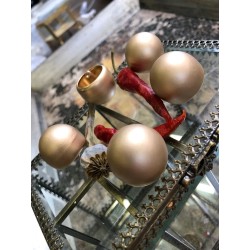 Пуговицы золотые матовые