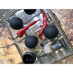 Пуговицы черные матовые