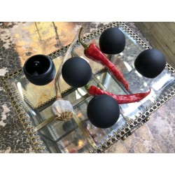 Пуговицы черные матовые