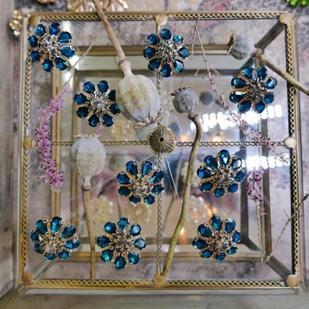 Пуговицы со стразами