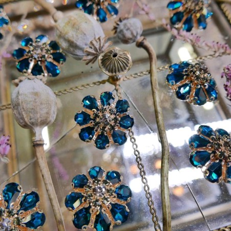 Пуговицы со стразами