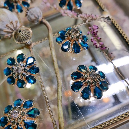 Пуговицы со стразами