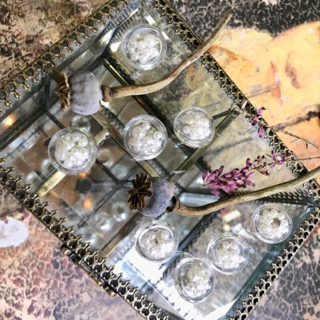 Пуговицы пластик объёмные прозрачные на ножке