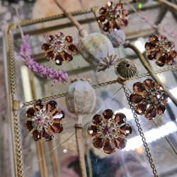 Пуговицы со стразами